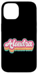 Coque pour iPhone 14 Alondra Prénom Fille Vintage Années 70 80 Personnalisé