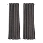 Elrene Home Fashions 26865901085 Rideau de fenêtre occultant écoénergétique avec Passe-Tringle, Tissu Jacquard Royal, 132,1 x 213,4 cm, Gris, 132,1 x 213,4 cm (1 Panneau)