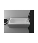 Baignoire ALVERANA en acier émaillé 70 cm - 140cm - Avec