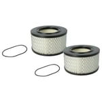 2 HEPA Filter for Flex VCE 44 H AC