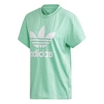 Adidas Women BOYFRIEND TEE T-shirt - Prism Mint/White, Size 48