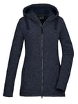 G.I.G.A. DX 42437-000 GW 72 WMN KNTFLC JCKT Veste polaire à capuche pour femme Bleu marine foncé Taille 40