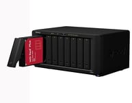 Synology DS1821+ 4Go NAS 80To (8X 10To) WD Red Plus, Assemblé et testé avec SE DSM installé