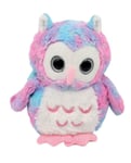 Peluche Hibou Rose Bleu Ciel Hauteur 40 CM Owl Hibou Búho