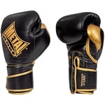 METAL BOXE Gants de Boxe Titan Noir/Or 10 oz