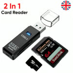 2 In 1 TF SD Card Reader USB 3.0 Micro SD Card To USB Adapter Smart Card Reader