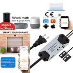 Ouvre porte de garage récepteur wifi intelligent fonctionne avec Alexa, Echo, Google Home, Smart Live, aucun hub requis.