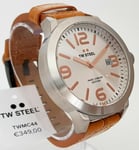 TW STEEL MONTRE Homme MARC GOBLEN EDITION Cadran Argenté Date. XXL Ø 50. 349,00€