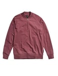 G-STAR RAW Men's Lightweight Sweatshirt Bomber Half Zip, Purple (vineyard wine D22396-D136-D303), S