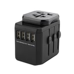 MicroConnect World Travel Adapter  4 USB A