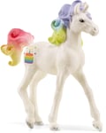 SCHLEICH - Figurine de l'univers Bayala - Licorne Rainbow Cake -  - SHL70742