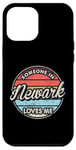 Coque pour iPhone 12 Pro Max Quelqu'un à Newark m'aime City, États-Unis, États-Unis