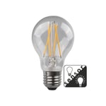 Nasc LED skymnings-sensor lampa 2700K 806lm E27 7W