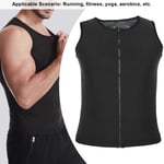 Men Sweat Vest Waist Trainer Workout Sauna Tank Top Male Body Shaper Shirt V LSO