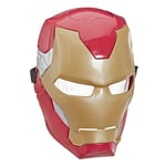 Marvel Avengers Iron Man Flip FX Mask with Flip-Activated Light Effects for Costume and Role-Play Dressing Up, Rosso