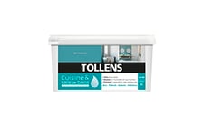 Tollens Peinture Cuisine Et Salle De Bain - Ultra Résistante Pour Murs, Boiseries, Radiateurs - Vert Emerau - 2L = 24m2