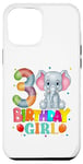 iPhone 14 Pro Max 3th Birthday Elephant 3 Years Old Girls Elephant Case