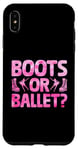 Coque pour iPhone XS Max Boots Or Ballet Sexe Révéler Future Parent Papa Maman