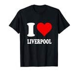 Red Heart I Love Liverpool T-Shirt