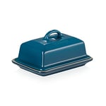 Le Creuset Stoneware Butter Dish, 900 g, 17 x 12.5 x 9 cm, Deep Teal