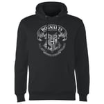 Sweat à Capuche Homme Blason Poudlard - Harry Potter - Noir - XL