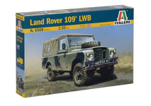 Italeri Land Rover 109’ Lwb, Military Car Model, Monteringssats, 1:35, Land Rover 109’ Lwb, Alla, Plast