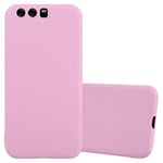 cadorabo Coque pour Huawei P10 en Candy Rose Vif - Housse Protection Souple en Silicone TPU avec Anti-Choc et Anti-Rayures - Ultra Slim Fin Gel Case Cover Bumper