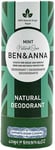 BEN & ANNA Mint - Natural Deodorant Stick for Men and Women | Vegan & Natural |