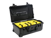 PELI 1510 STUDIO CASE - BLACK - INCLUDES PADDED LAPTOP SLEEVE + DIVIDERS