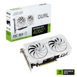 ASUS Dual GeForce RTX 4060 Ti EVO White OC Edition 8GB GDDR6 - DUAL-RTX4060TI-O8G-EVO-WHITE