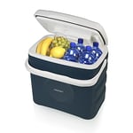 Campart Travel CB-8630BS Cool Box Arendal, 30L, Heats and Cools, 230V & 12V Plug; Detachable Lid