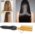 (AU Plug)Electric Heating Comb WetDry Straightening Curling Hot Brush Hair