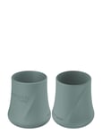 Silic Baby Cup 2-Pack Harmony Green Grey Everyday Baby