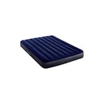 Intex Classic Full-size inflatable Downy AirBed mattress with waterproof flocked top and Dura-Beam inner structure, suitable airbed for both home and travel use,Multicoloured,Double