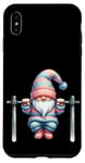 Coque pour iPhone XS Max Funny Working Out Gnome With Pull-Up Bar For Fitness Lover