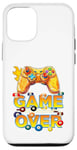 Coque pour iPhone 12/12 Pro Game Over Vintage Retro Jeux Vidéo Gaming