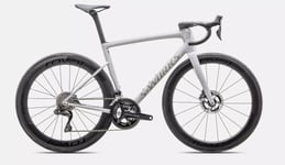 TARMAC SL8 S-WORKS DI2, 49, Gloss Dove Grey / Silver Dust Blurred Impasto / Black Pearl