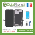 ECRAN IPHONE 13 MINI SOFT OLED + OUTILS + JOINT --TVA--