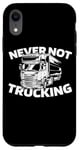 Coque pour iPhone XR Chauffeur De Camion Conducteur - Véhicule Lourde Routier