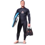 Adrenalin Enduro Adult Steamer Wetsuit Black XL