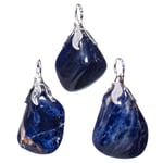 Gemstone Pendant Sodalite 3 Stk.