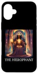 Coque pour iPhone 16 Plus La carte de tarot hiérophante, hiérophante. Tarot, Tarot Cards