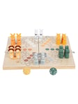 Small Foot - Wooden Ludo Game Safari - 6 Players