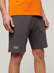 Superdry Sport Tech Logo Tape Shorts - Dark Grey, Dark Grey, Size L, Men