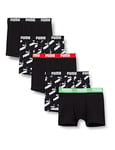 Puma Boxer sous-vêtement, Noir, 134-140 (Lot de 5) Enfant Unisexe