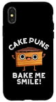 iPhone X/XS Cake Puns Bake Me Smile Funny Food Pun Case