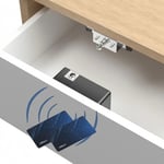 Dpzo - Serrure de tiroir intelligente avec 2 cartes rfid Verrouillage d'armoire électronique bricolage caché pour armoire en bois casier tiroir