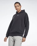 Reebok Lux Oversized Hoodie Black - M