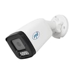 PNI IP515J POE Video Surveillance Camera, Bullet 5MP, 2.8mm, Outdoor, Bi-directional Audio, White