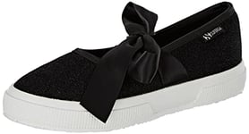 SUPERGA 2257-jerseylurexj, Chaussure de Gymnastique Femme, 999 Noir, 29 EU